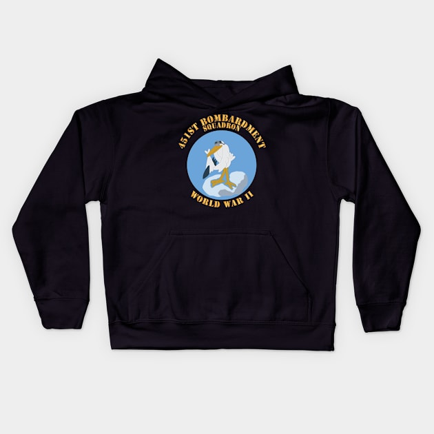 AAC - 451st Bomb Squadron - WWII X 300 Kids Hoodie by twix123844